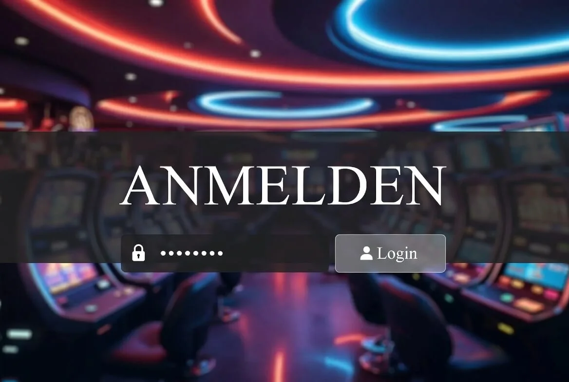 Anmeldemaske für den Zugang zum Konto